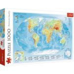 Puzzle Trefl, Mapa fizyczna świata 1000