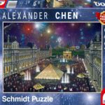 Puzzle Schmidt, Fajerwerki nad Luwrem 1000 Alexander Chen