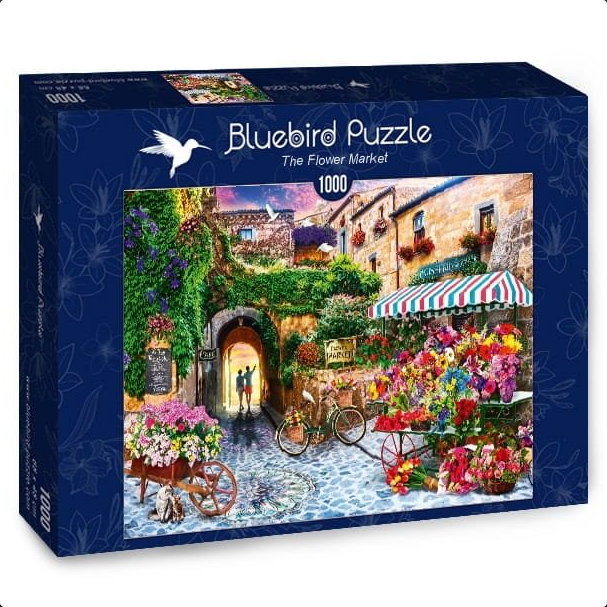 Puzzle Bluebird, The Flower Market 1000 Jason Taylor