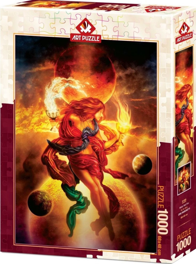Puzzle Artpuzzle, Water and Fire 1000 Ciro Marchetti