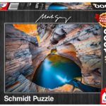 Puzzle Schmidt, Błękit 1000 Mark Gray