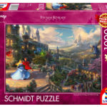 Puzzle Schmidt 1000 Śpiąca królewna tańcząca w zaczarowanym świetle Disney Kinkade